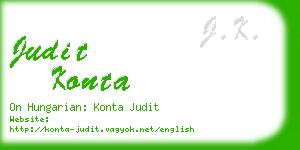 judit konta business card